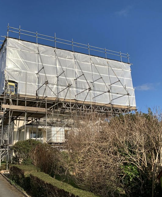 Domestic and Commercial Scaffolding  for Plymouth Devon and Cornwall